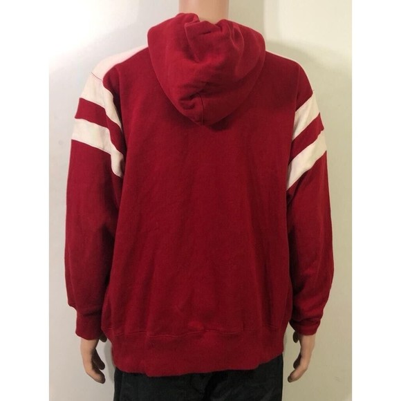 Polo Jean Co. Ralph Lauren Mens 1/2 Zip Pullover Sweatshirt Red Sz L Vintage - Picture 11 of 11